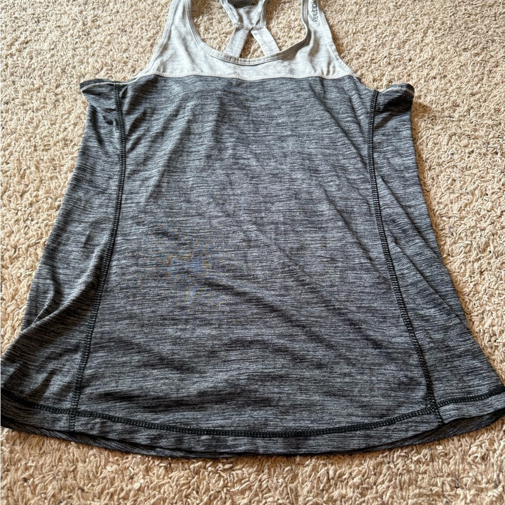Reebok Two-Tone Gray Tank Top